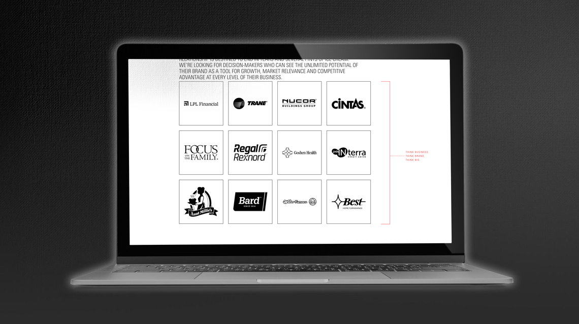 Brand Innovation Group website detail view
