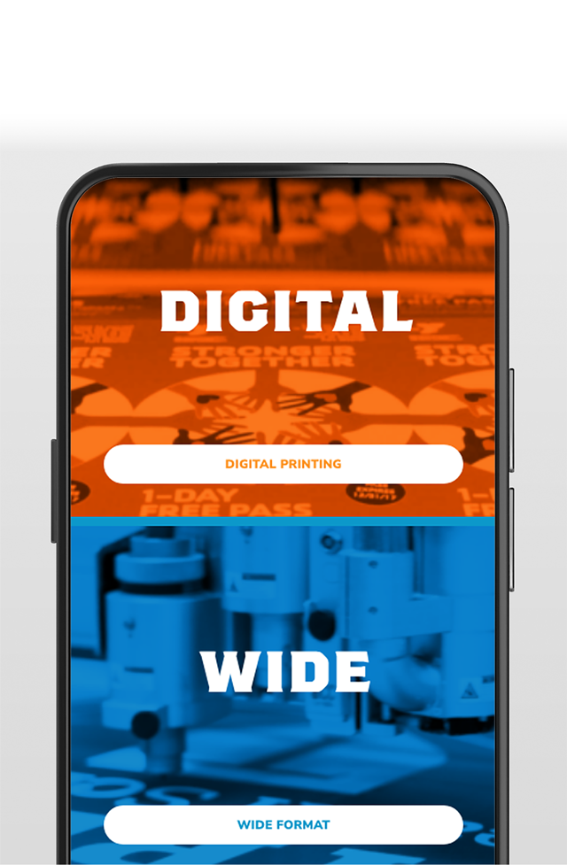 Excell Color Graphics services on a phone